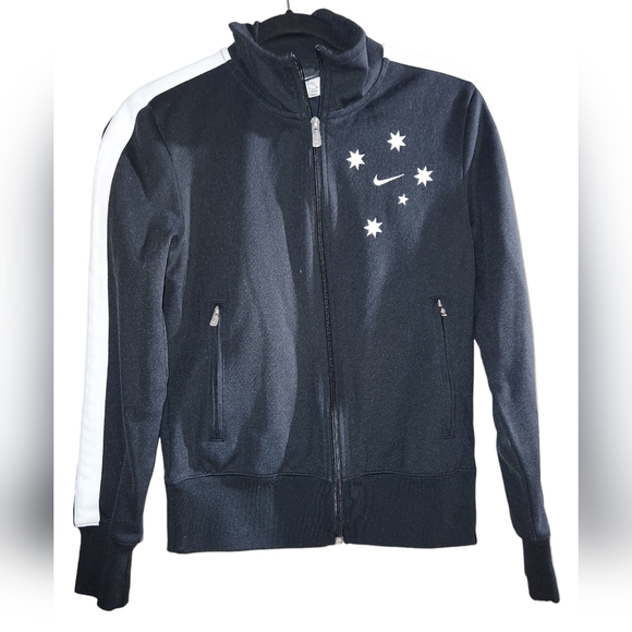 Nike Jacket Full Zip Black White Northern Lights Track‎ Jacket - Picture 1 of 10